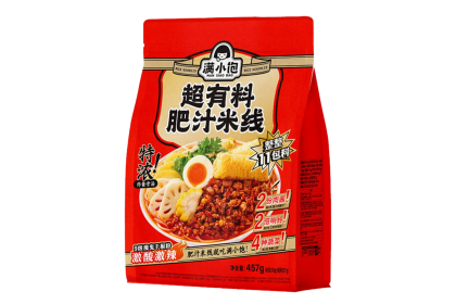 Man Xiao Bao Rice Vermicelli 满小饱超有料肥汁米线袋装 457GM（VIP会员价：RM11.90）